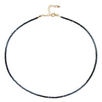 Blue Sapphire Silver Necklace