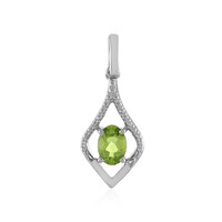 Peridot Silver Pendant