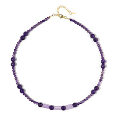 Rose de France Amethyst Silver Necklace