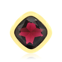 Indian Garnet Silver Pendant