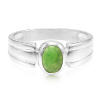 Imperial Chrysoprase Silver Ring