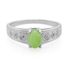 Imperial Chrysoprase Silver Ring