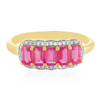 Madagascar Pink Sapphire Silver Ring
