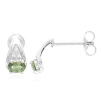 Mozambique Sapphire Silver Earrings