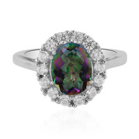 Mystic Quartz Silver Ring