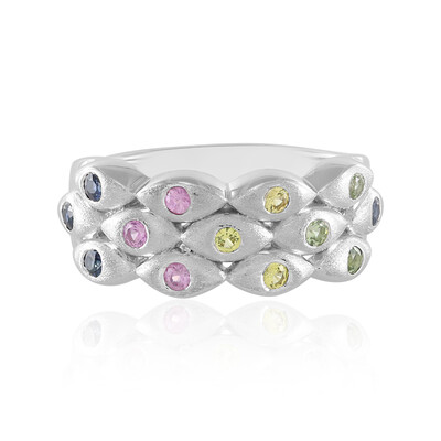 Blue Sapphire Silver Ring (de Melo)