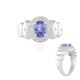 Tanzanite Silver Ring (de Melo)