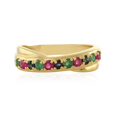 Socoto Emerald Silver Ring