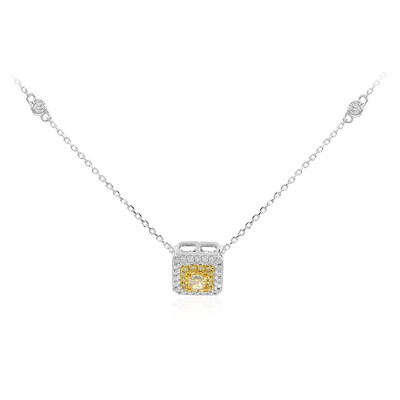 14K SI2 Yellow Diamond Gold Necklace (CIRARI)