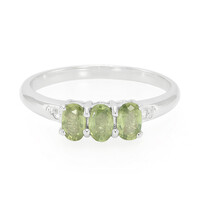 Mozambique Sapphire Silver Ring