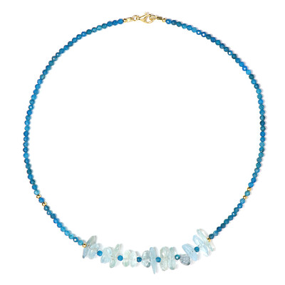 Aquamarine Silver Necklace