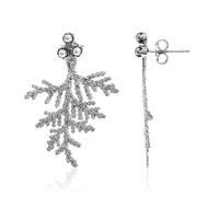 Freshwater pearl Silver Earrings (Joias do Paraíso)