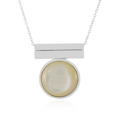 Mother of Pearl Silver Necklace