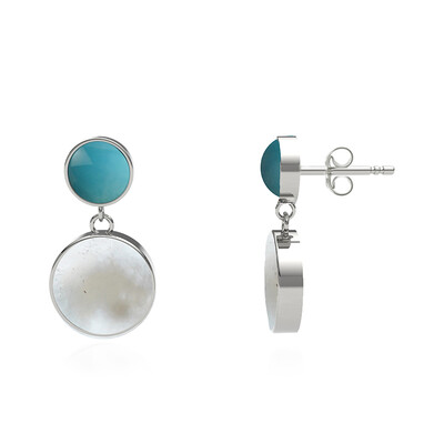 Mother of Pearl Silver Earrings