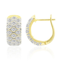 9K SI1 (G) Diamond Gold Earrings