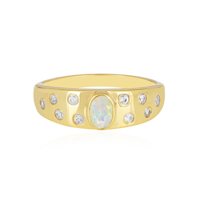 Welo Opal Silver Ring