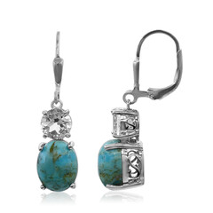 Turquoise Silver Earrings