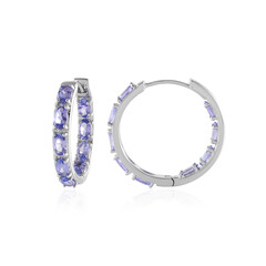 Tanzanite Silver Earrings