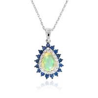 14K AAA Welo Opal Gold Necklace (CIRARI)