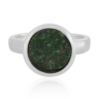 Uvarovite Silver Ring