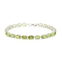 Peridot Silver Bracelet