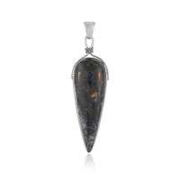 Pietersite Silver Pendant (Bali Barong)