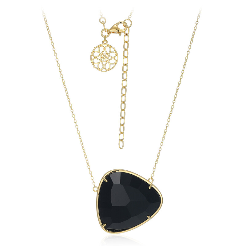 Hai Agnes Necklace in Ivory, Gold, Black