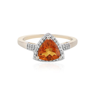 9K Madeira Citrine Gold Ring