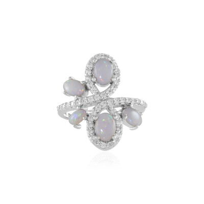 Australian Opal Silver Ring
