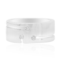 I1 (G) Diamond Silver Ring