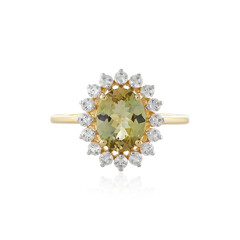 14K Yellow Tanzanite Gold Ring