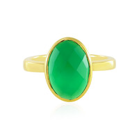 Green Onyx Silver Ring