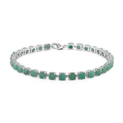 Brazilian Emerald Silver Bracelet