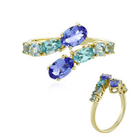 9K Tanzanite Gold Ring (KM by Juwelo)