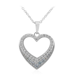 Sky Blue Topaz Silver Necklace