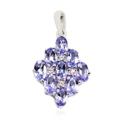 Tanzanite Silver Pendant