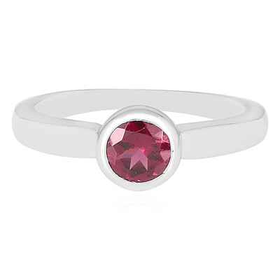 Rhodolite Silver Ring