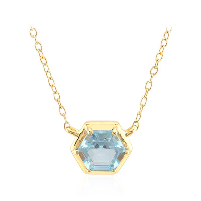 Sky Blue Topaz Silver Necklace