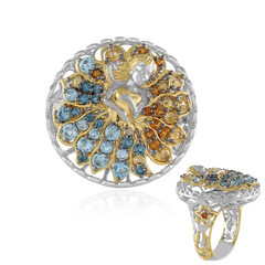 Citrine Silver Ring (Gems en Vogue)