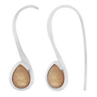 Sunstone Silver Earrings (TPC)