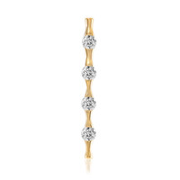 18K IF (D) Diamond Gold Pendant