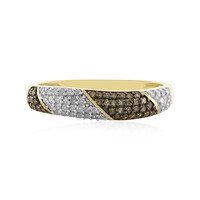 9K I4 Brown Diamond Gold Ring