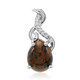 Mahogany Obsidian Silver Pendant