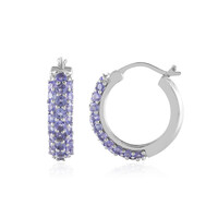 Tanzanite Silver Earrings