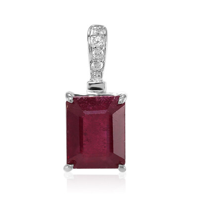 Madagascar Ruby Silver Pendant