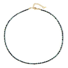 Fancy Tourmaline Silver Necklace