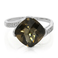 Smoky Quartz Silver Ring
