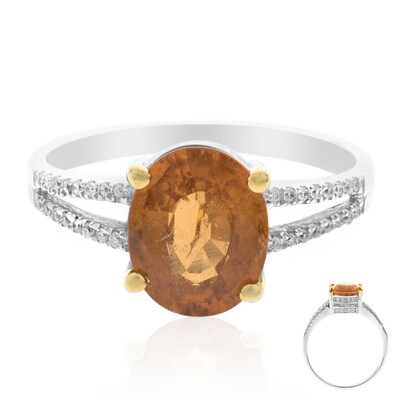 14K Mandarin Garnet Gold Ring (CIRARI)