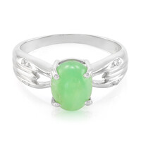 Imperial Chrysoprase Silver Ring