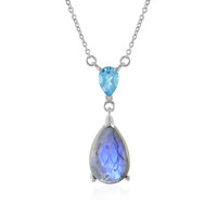 Labradorite Silver Necklace